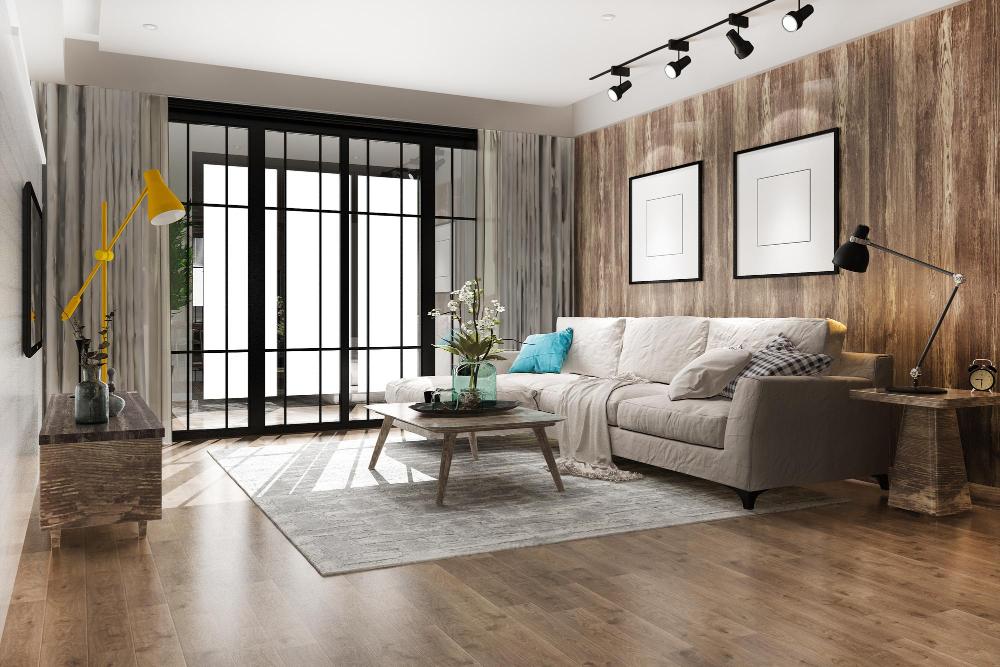 clean living room